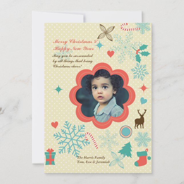 Signes de la carte de Noël (Devant)