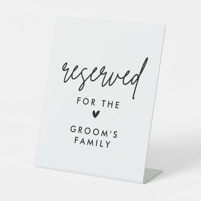 Signes de table de Mariage de famille de chambre d (Recto)