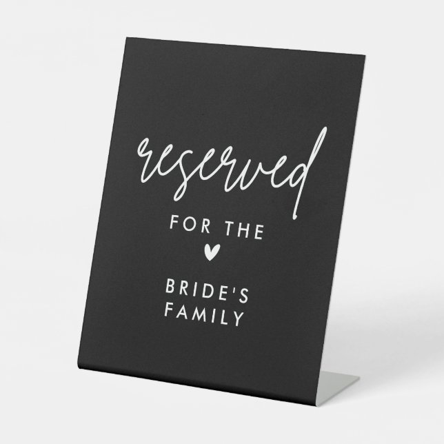 Signes de table de Mariage de famille nuptiale noi (Recto)