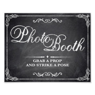 Signes mariages - tableau noir - Photo Booth -