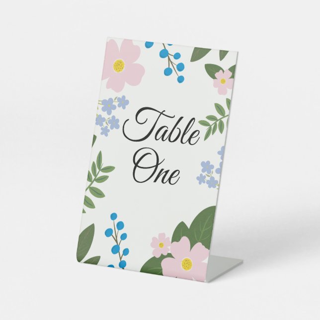 Signes Tabletop Mariage rose Fleur (Recto)