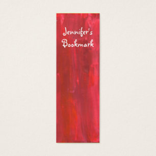 Signet Abstrait rouge rustique