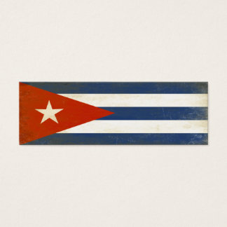 Signet avec drapeau Vintage en détresse de Cuba