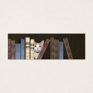 Signet de chat et de livres