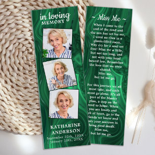 Signet de prière funéraire 3 Photo Marbre vert