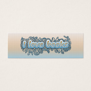 Signet - Doodle bleu et orange