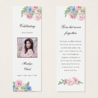 Signet floral rose rose de la mémoire funéraire mo