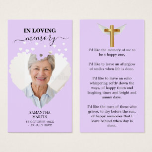 Signet funéraire commémoratif de script minimal