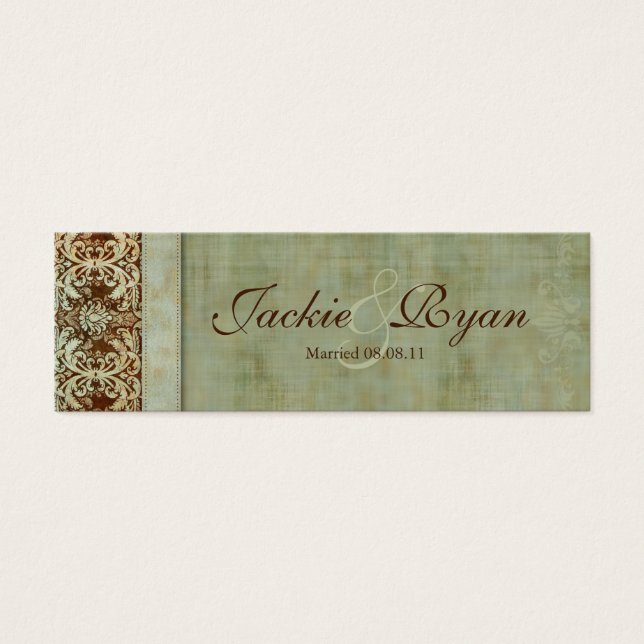 Signet mariage Carte de remerciements Favoriser Vi (Devant)