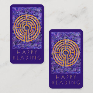 SIGNET MOSAÏQUE LABYRINTH - Carte 3.5x2 + texte
