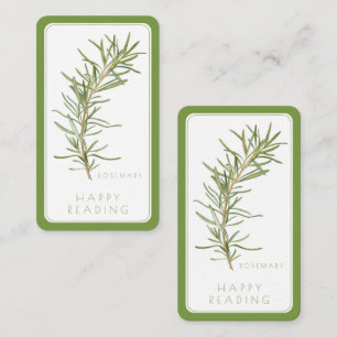 SIGNET ROSEMAIRE FRAIS - Carte 3.5x2 + Vert texte