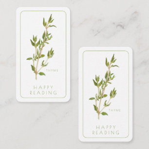 SIGNET THYME FRAIS - Carte 3.5x2 + texte