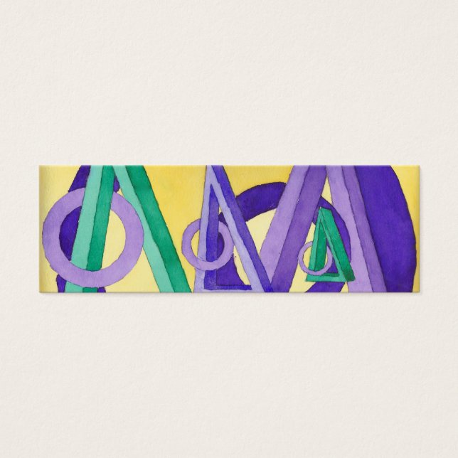 Signet triangles Abstrait (Devant)