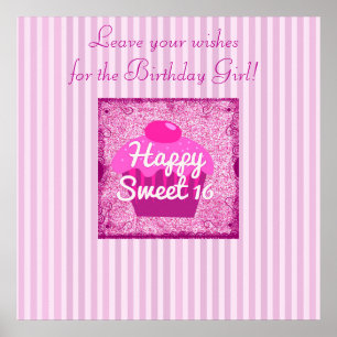 Signez cette affiche d'anniversaire ! Poster perso