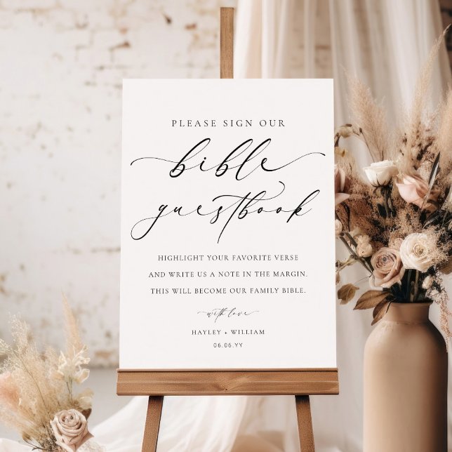 Signez Notre Mariage biblique Livre d'or (Créateur téléchargé)