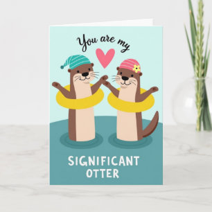 Significant Otter Love Card