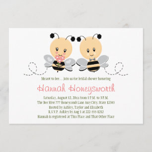 Signifié à l'abeille gaffez les invitations de