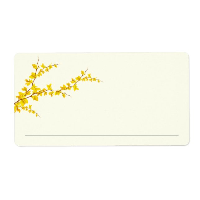 Signing Line | Little Yellow Flower Bookplate (Front)