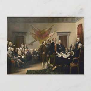 Signing of the Declaration of Independence Postcard