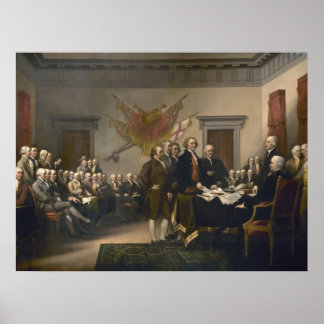 Signing of the Declaration of Independence Poster