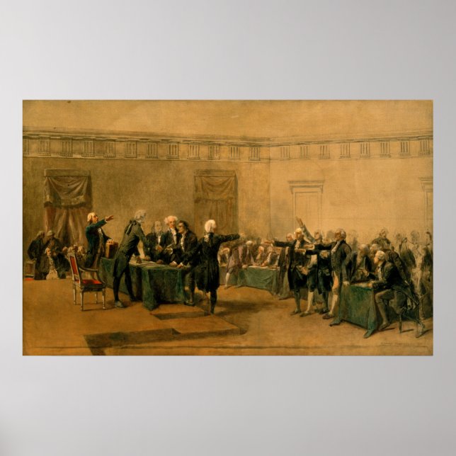 Signing of the Declaration of Independence Poster (Front)