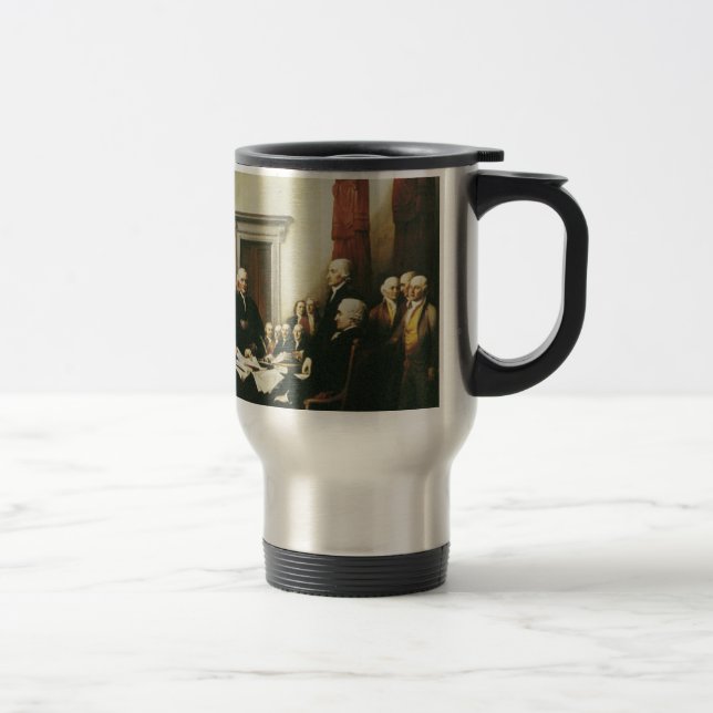 SIGNING OF THE DECLARATION OF INDEPENDENCE TRAVEL MUG (Right)