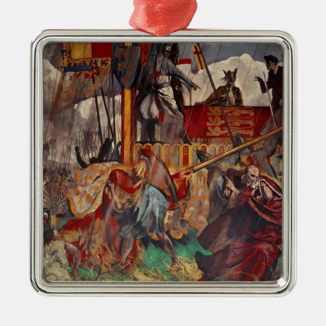 Signing of the Magna Carta, 1215 Metal Ornament (Front)