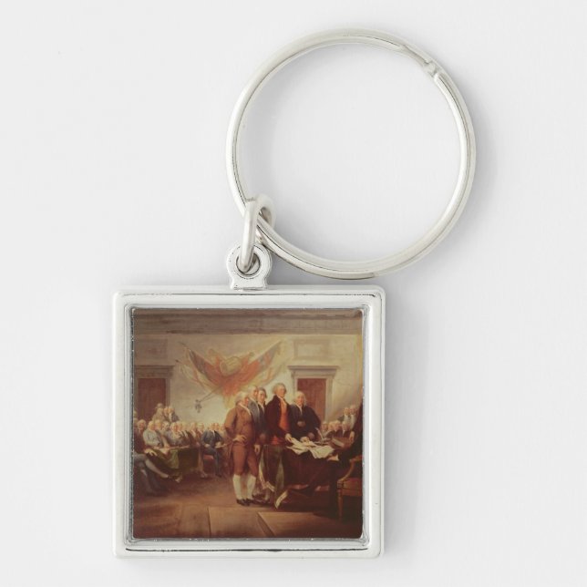 Signing the Declaration of Independence, 4th Keychain (Front)