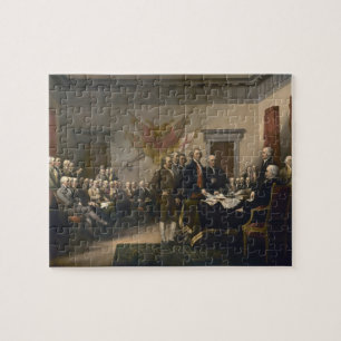 Signing the Declaration of Independence, July 4th Jigsaw Puzzle