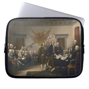 Signing the Declaration of Independence, July 4th Laptop Sleeve