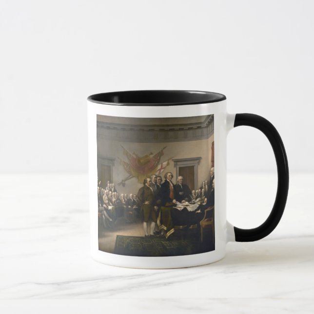 Signing the Declaration of Independence, July 4th Mug (Right)