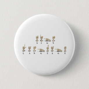 SignLanguageAmeslan062511 2 Inch Round Button