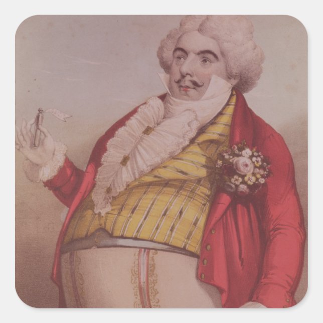 Signor Lablache as Dr. Dulcamara Square Sticker (Front)
