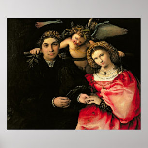 Signor Marsilio Cassotti and his Wife, Faustina Poster