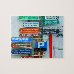 Signposts in Ireland Jigsaw Puzzle