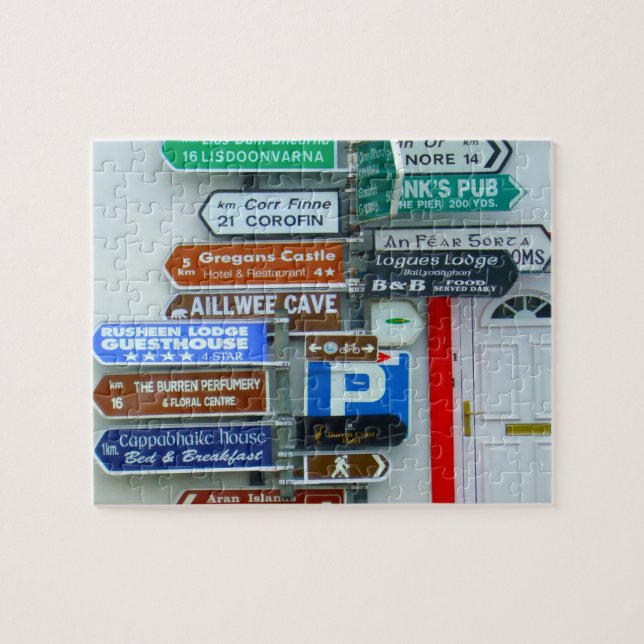 Signposts in Ireland Jigsaw Puzzle (Horizontal)