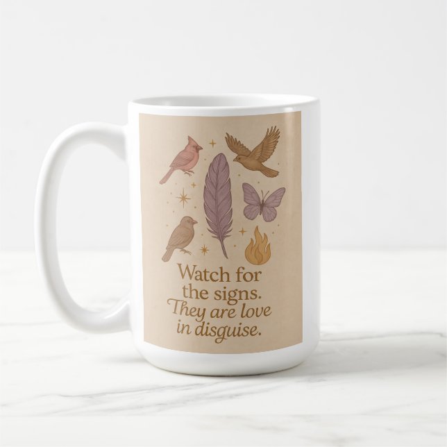 Signs from Spirit  Coffee Mug (Left)