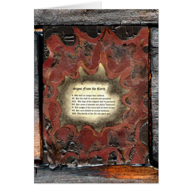 Signs From The Earth (Front)