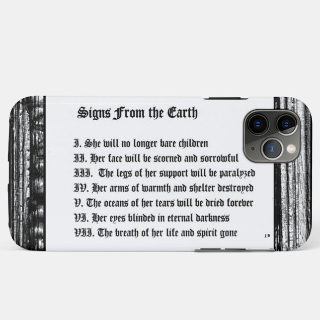 Signs From The Earth Case-Mate iPhone Case (Back (Horizontal))