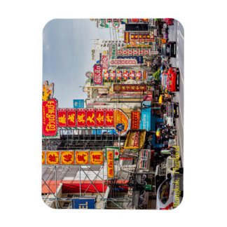 Signs in Chinatown, Bangkok, Thailand Magnet