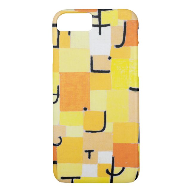 Signs in Yellow, Paul Klee Case-Mate iPhone Case (Back)