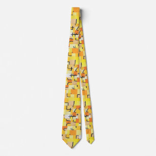 Signs in Yellow, Paul Klee Tie