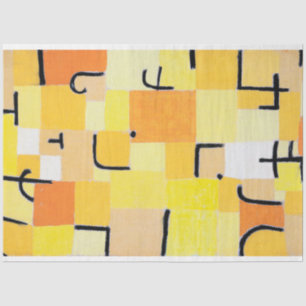 Signs in Yellow, Paul Klee Tissue Paper