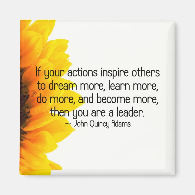 Signs of a true leader magnet (Front)