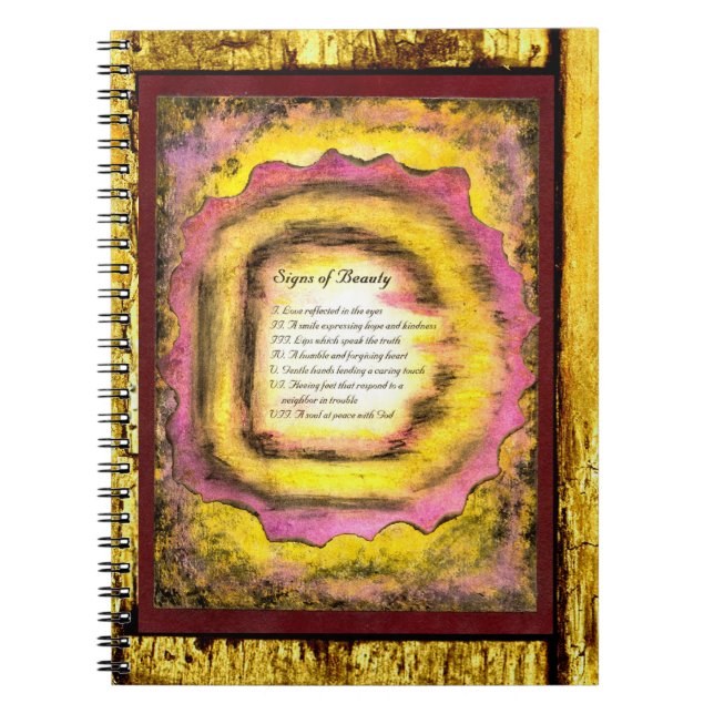 Signs of Beauty Notebook (Front)