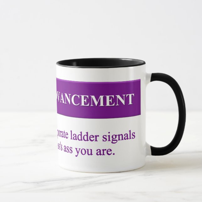 Signs of Employee Advancement Mug (Right)