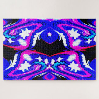 Signs of life in outer space art jigsaw puzzle