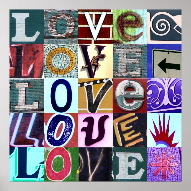 "Signs of LOVE" Poster (Front)