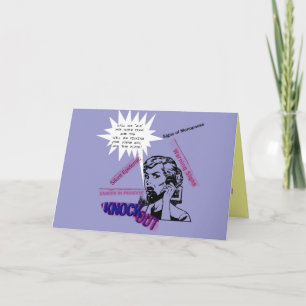 Signs Of Menopause Card