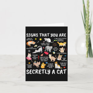 Signs That You Are Secretly A Cat  Card